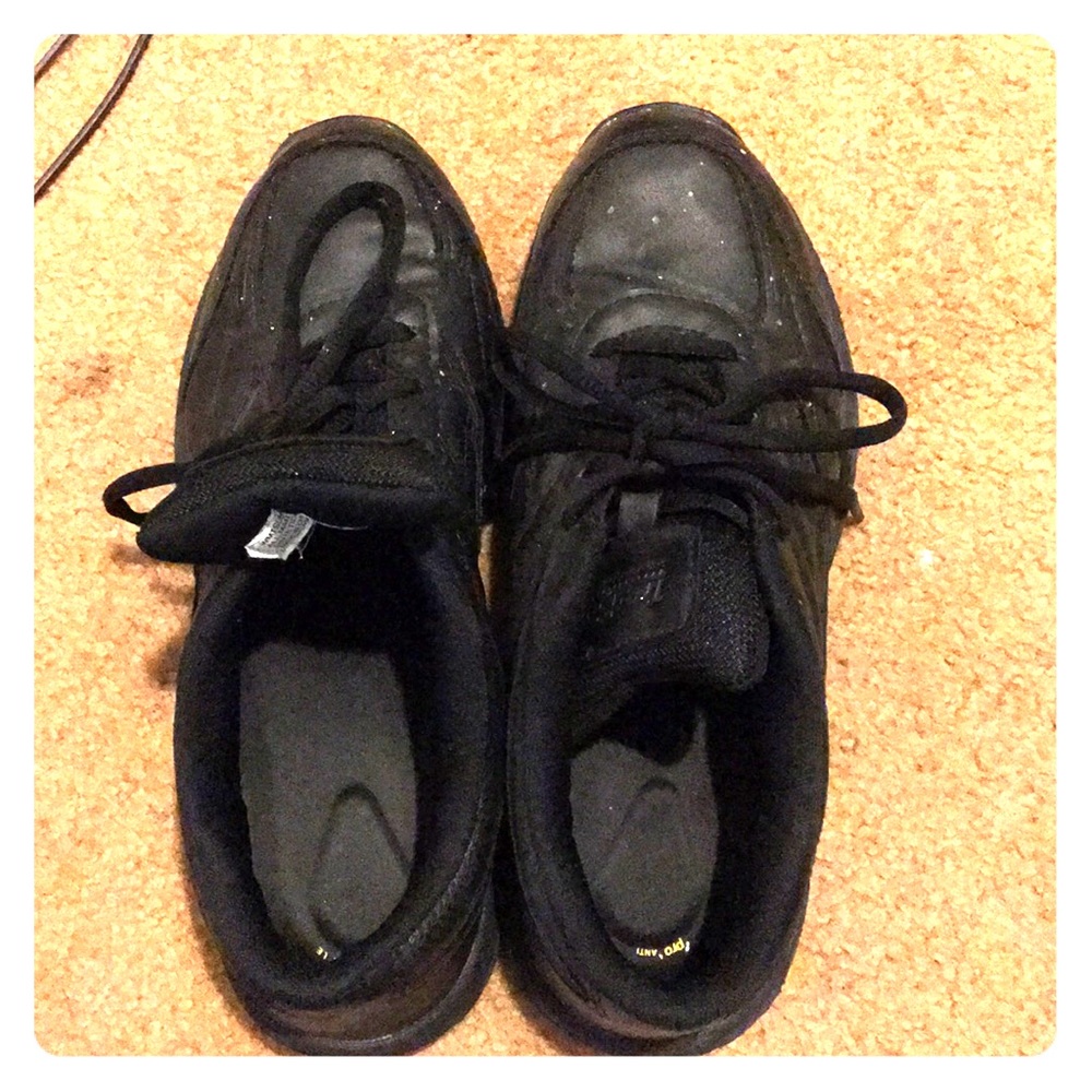Black sneakers